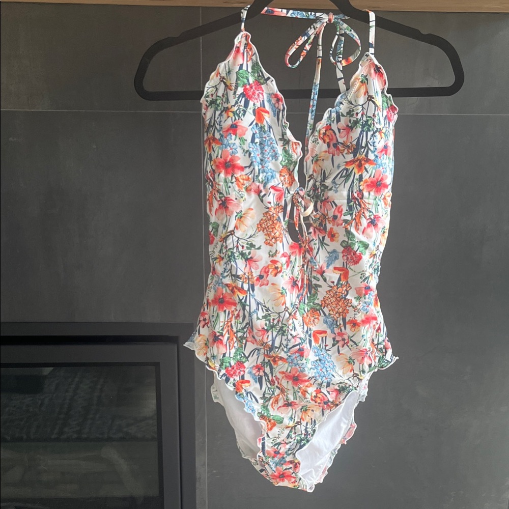 Lucky Brand Floral Women's One Piece Swimsuit